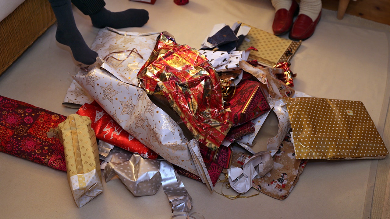 Tips for recycling wrapping paper after the holidays
